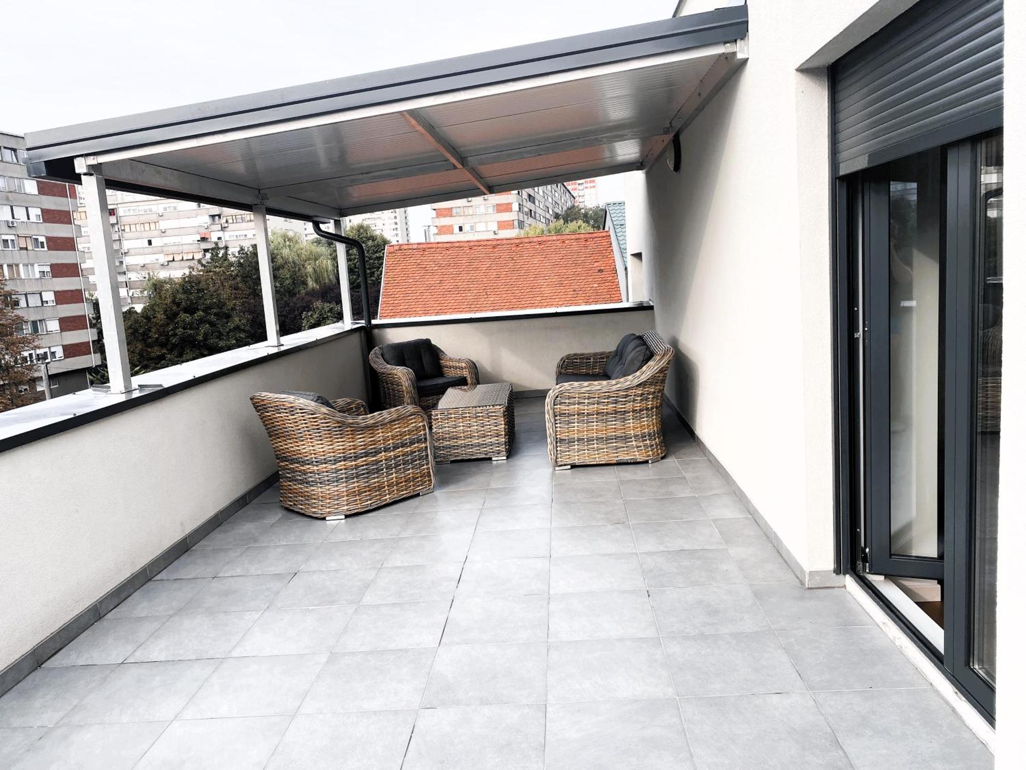 4-Star Zagreb Penthouse Leilighet Eksteriør bilde